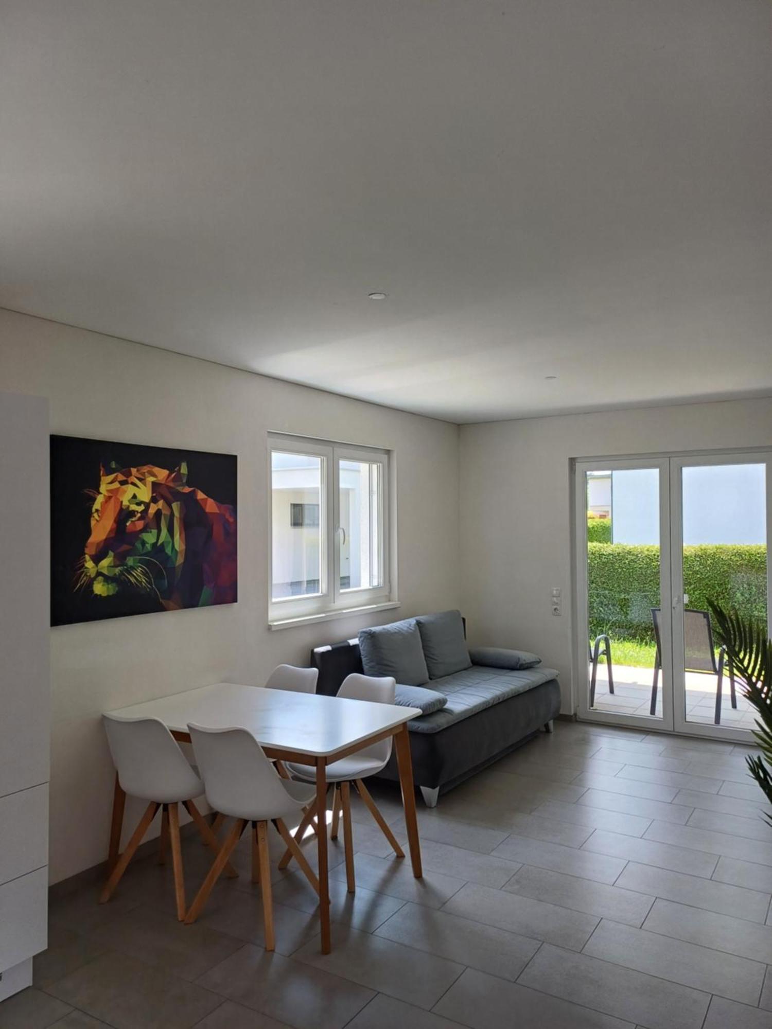 Crown Living Design Apartment - Gratis Parkplatz - Wlan - Kueche - Self Check-In Altach المظهر الخارجي الصورة